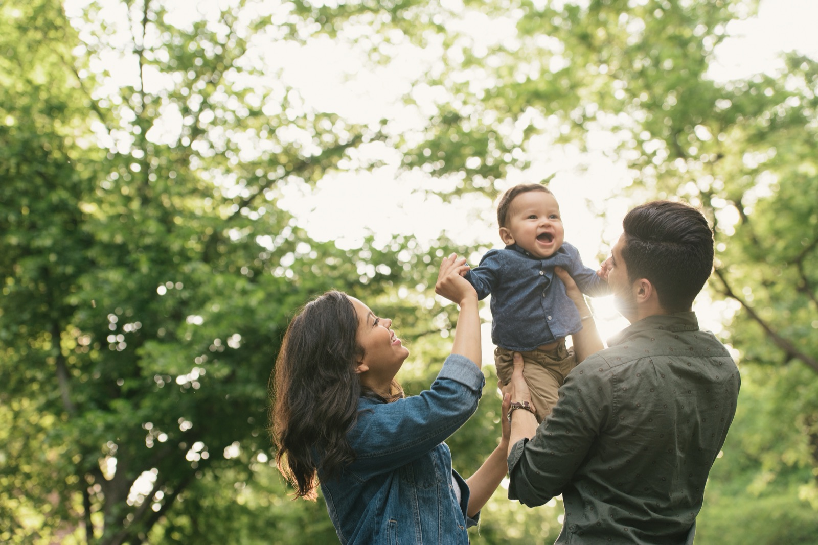 A family outdoors, from the current FNPH website.