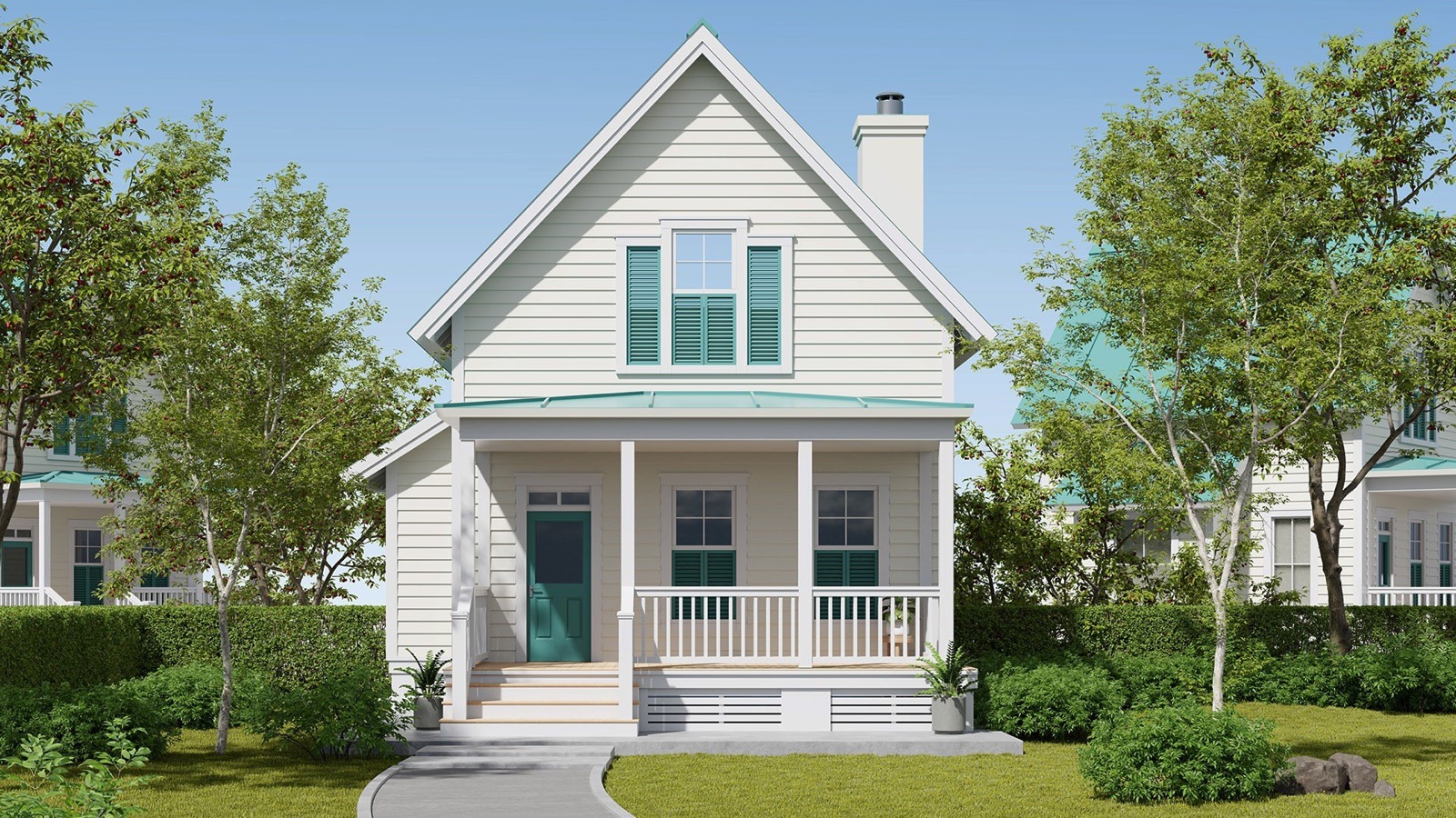 A single-family home from the current FNPH site.